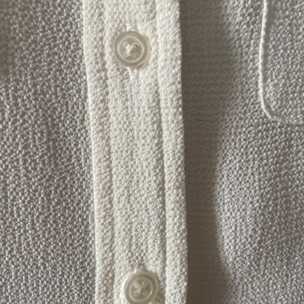 Button down white blouse - image 4